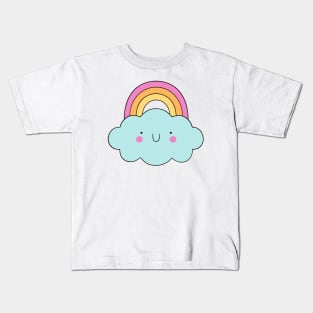 Rainbow & Cloud Kids T-Shirt